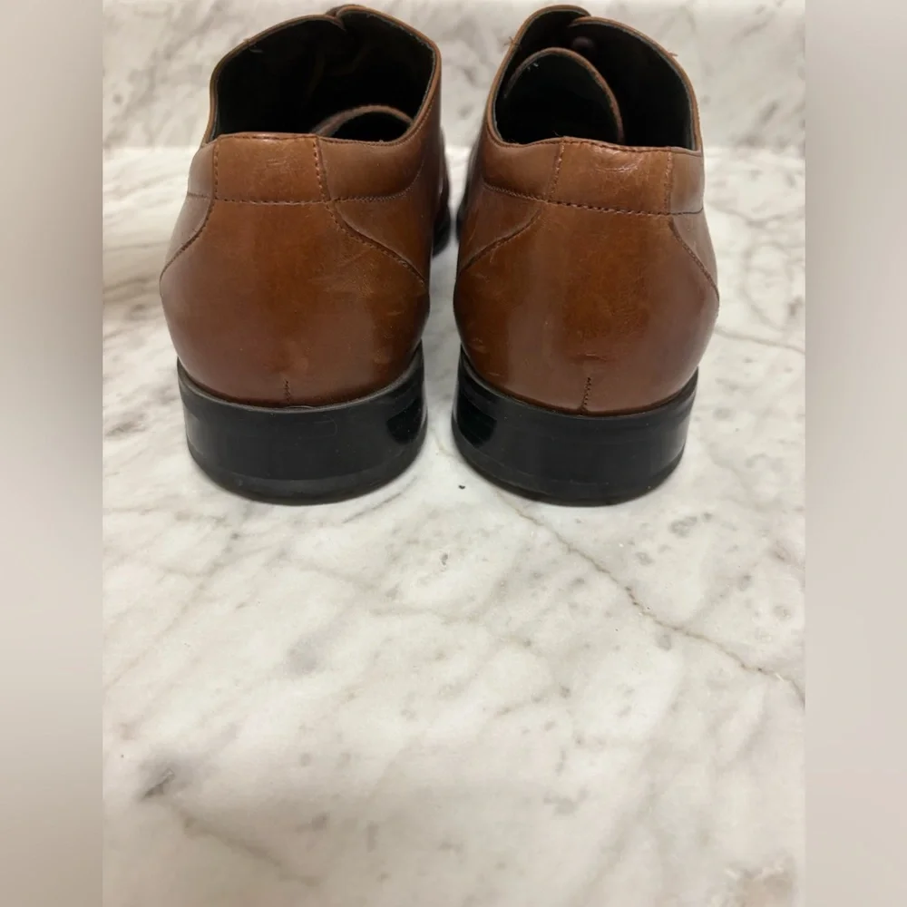 Stacy Adam’s  Men’s Brown Cap-Toe Oxford Dress Shoes
